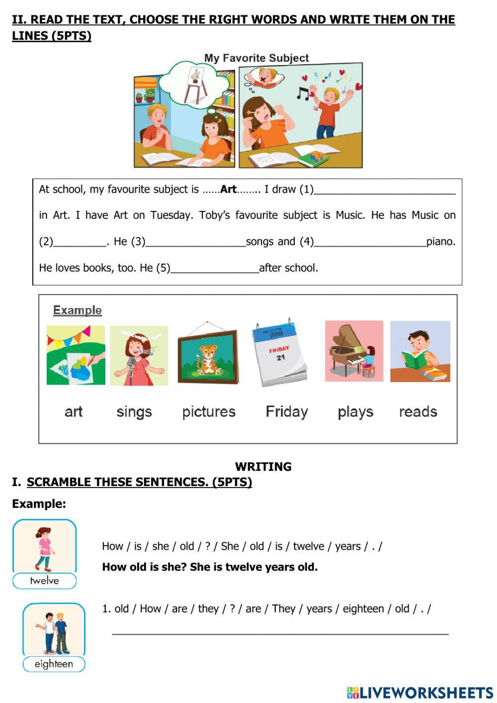 Đề kiểm tra hki lớp 3 đề án