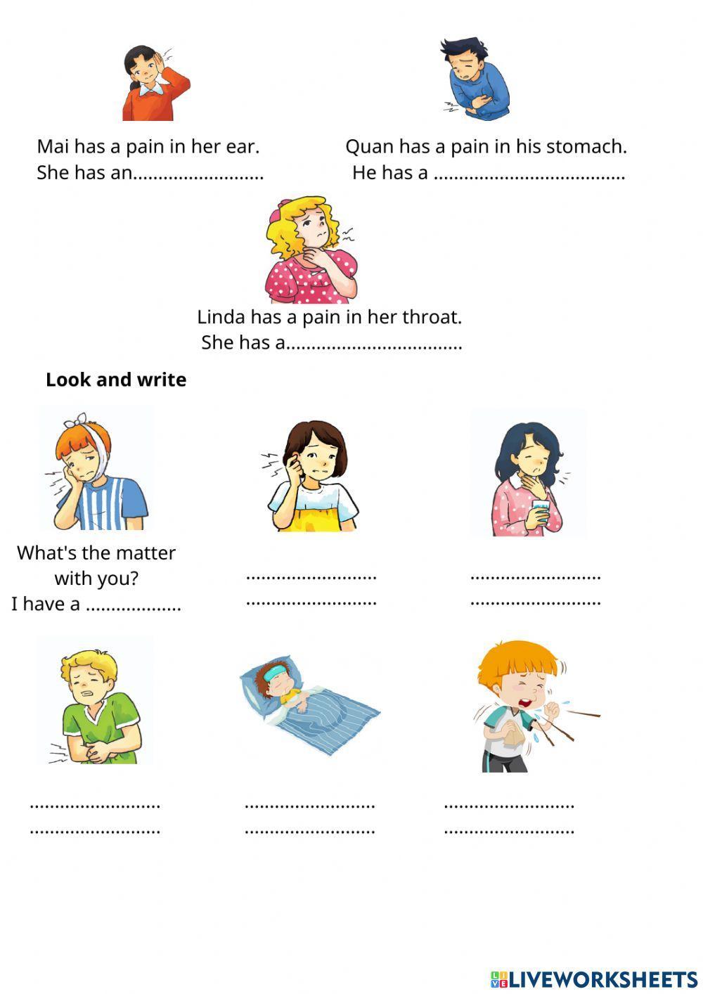 Unit 11: What's the matter with you? Lesson 1