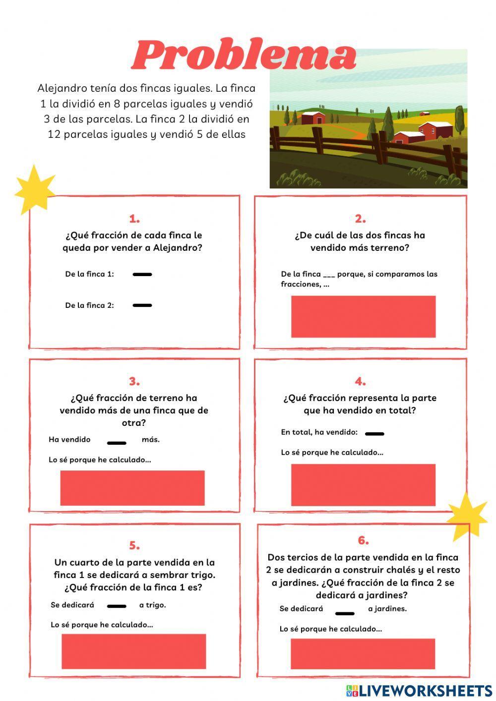 Problema con fracciones