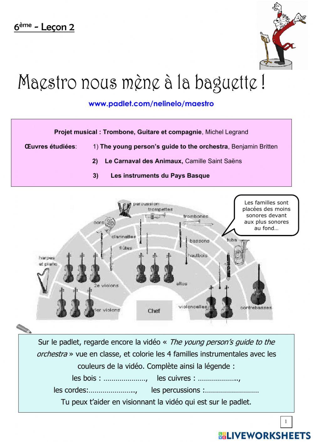 Instruments de musique