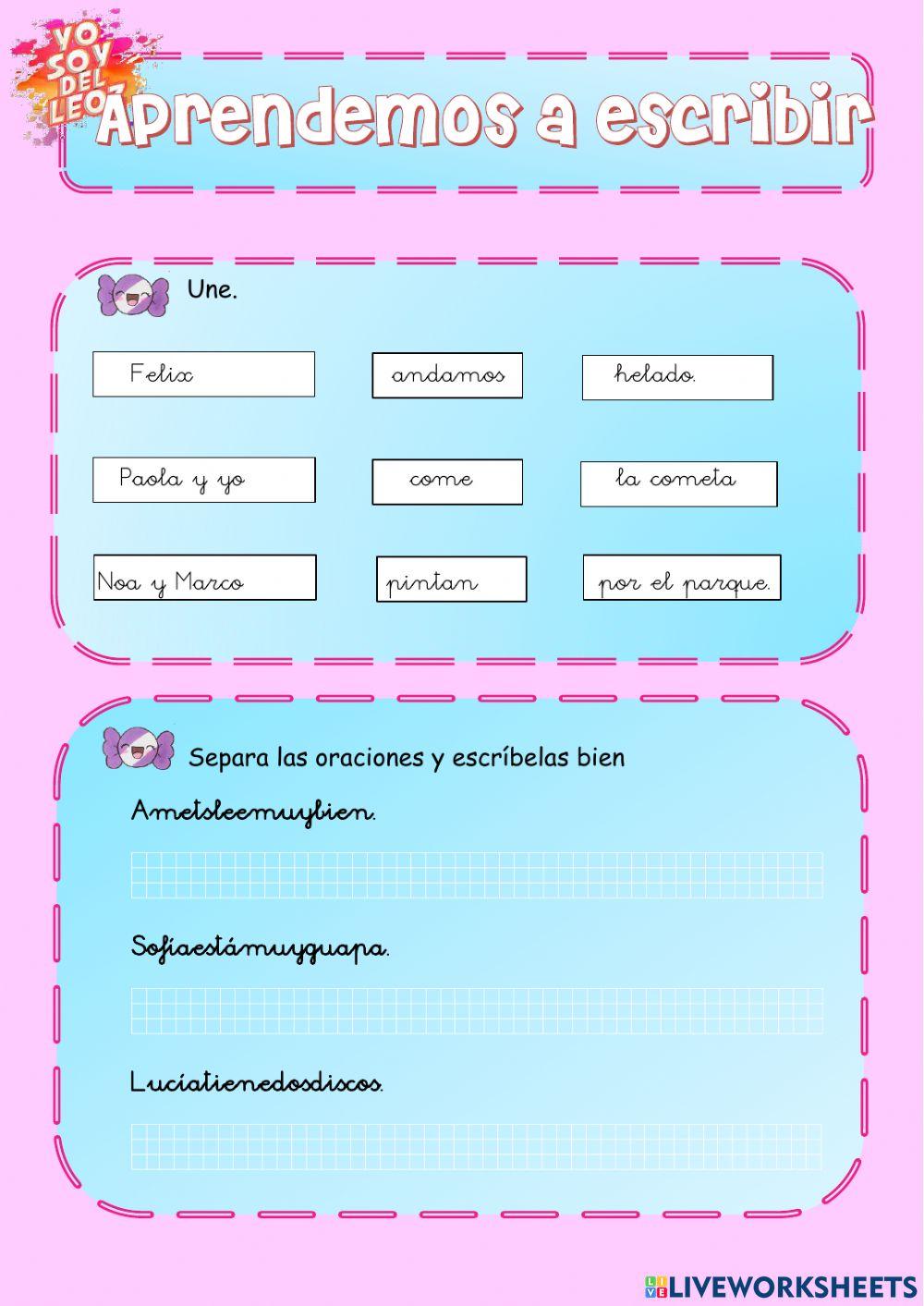 Aprende a escribir C-Q