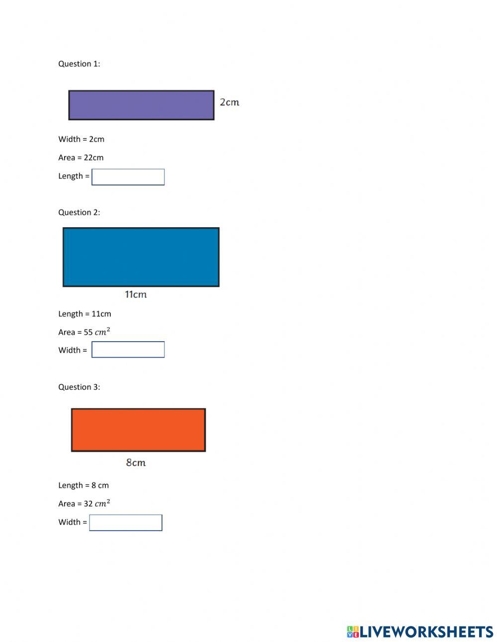 Rectangle Missing Sides