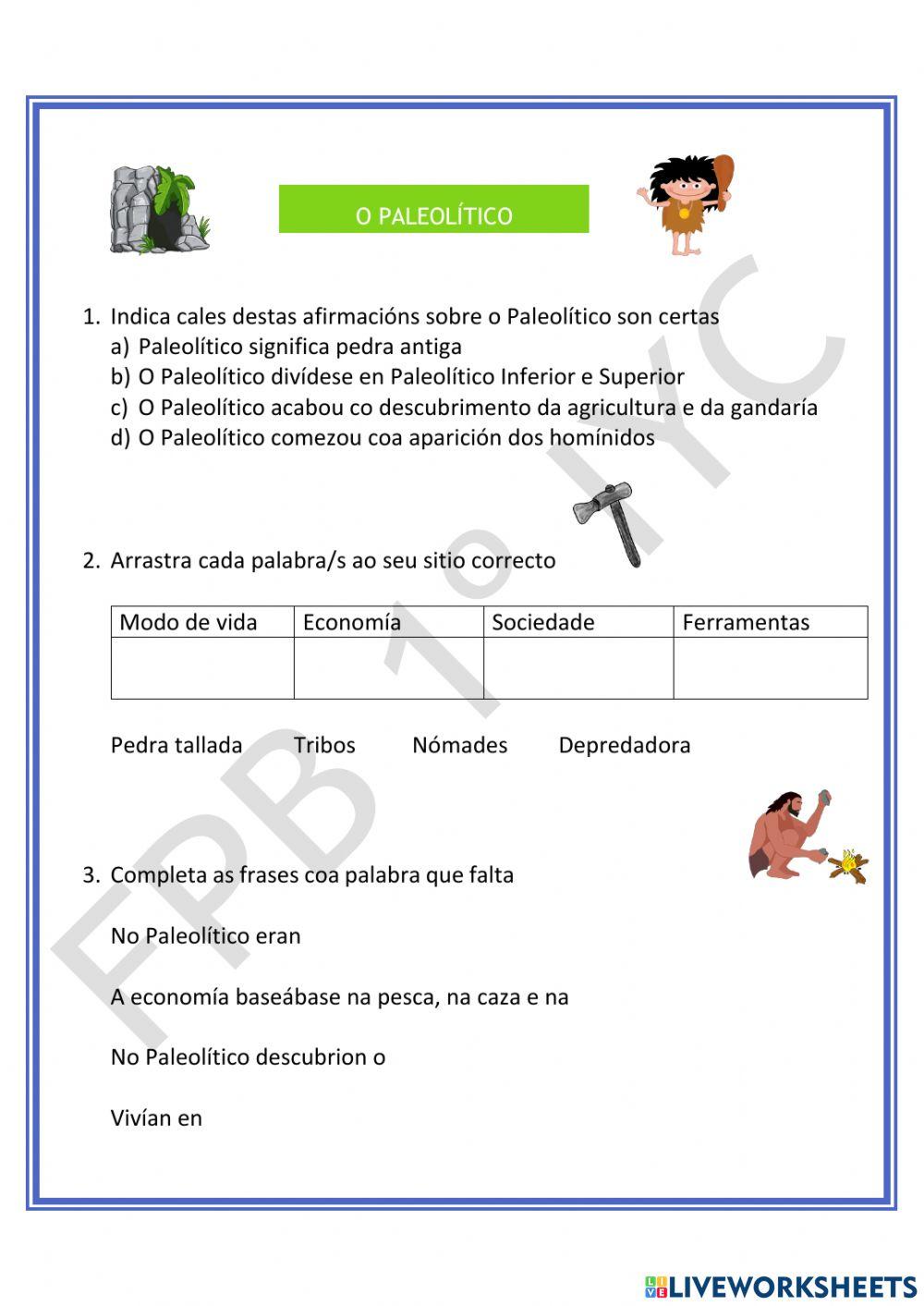 Paleolítico Paleolítico