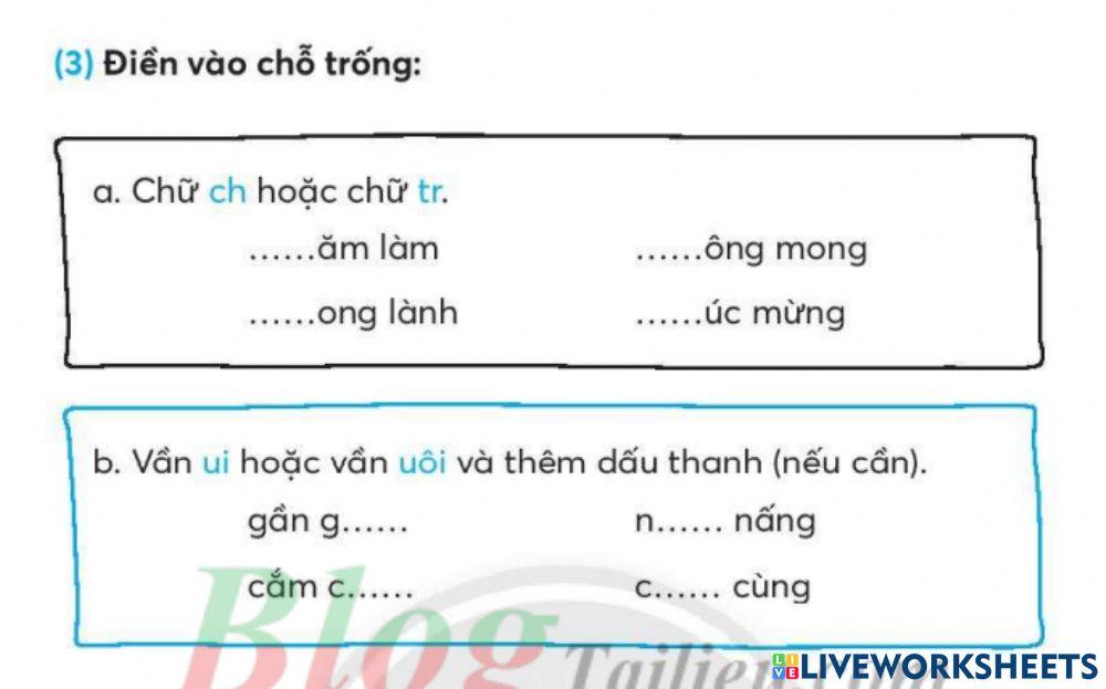 Tiếng Việt - Thứ 4.1