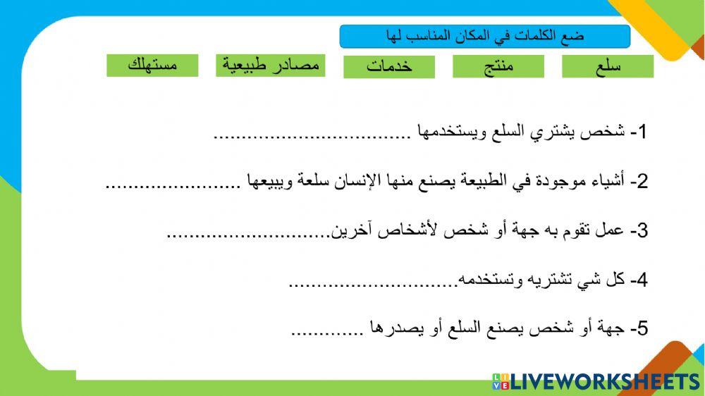 حاجاتي ورغباتي