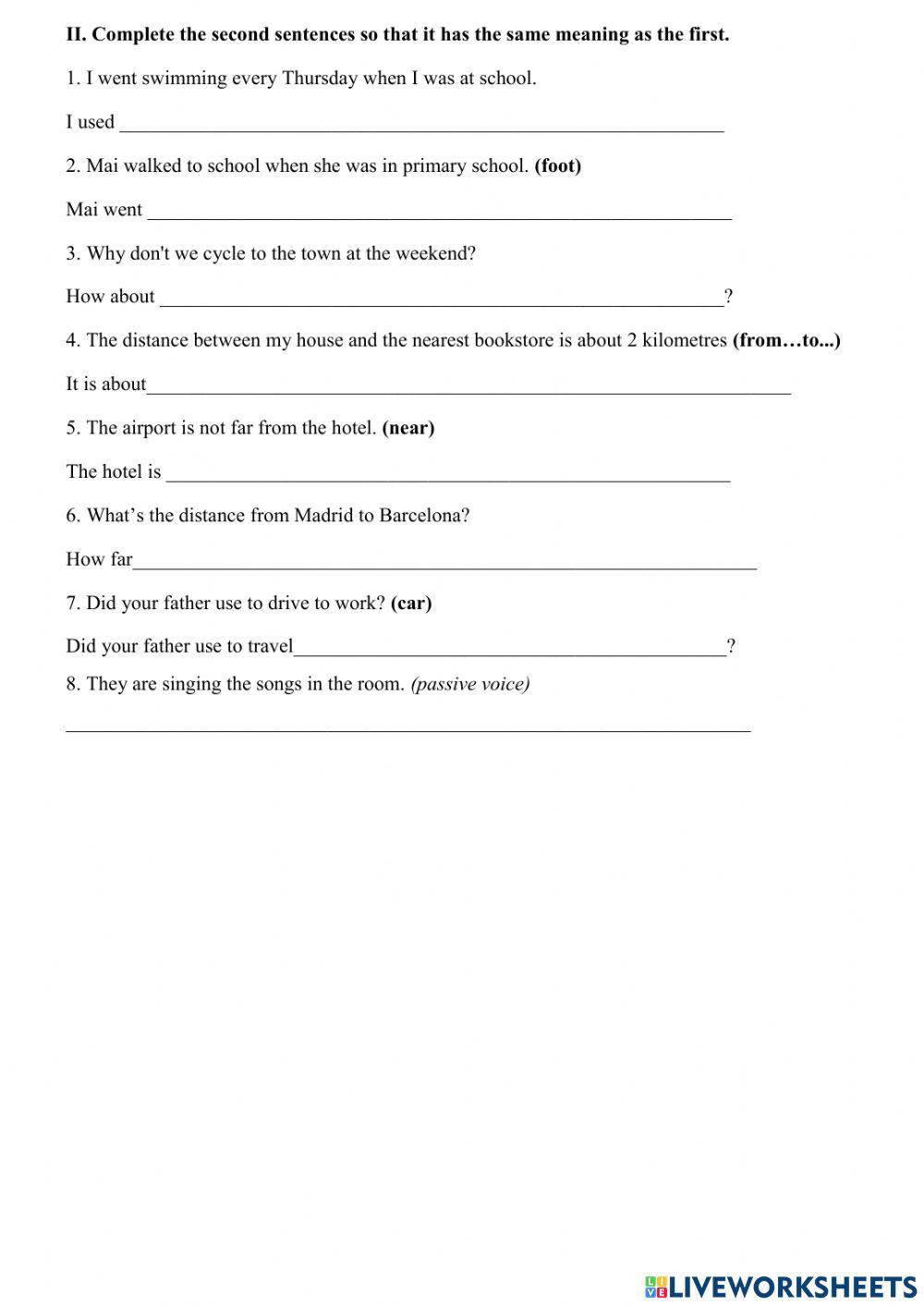 TA7-Unit 7 rewrite sentences (MLH)