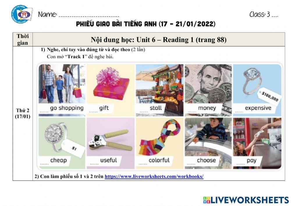 Hướng dẫn học tuần 25