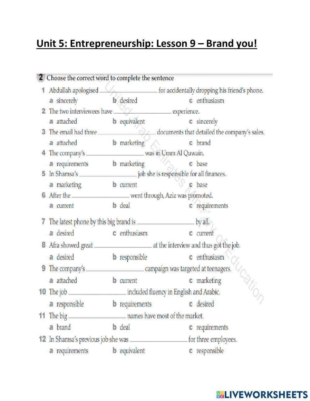 U5 L9 brand you - stretch