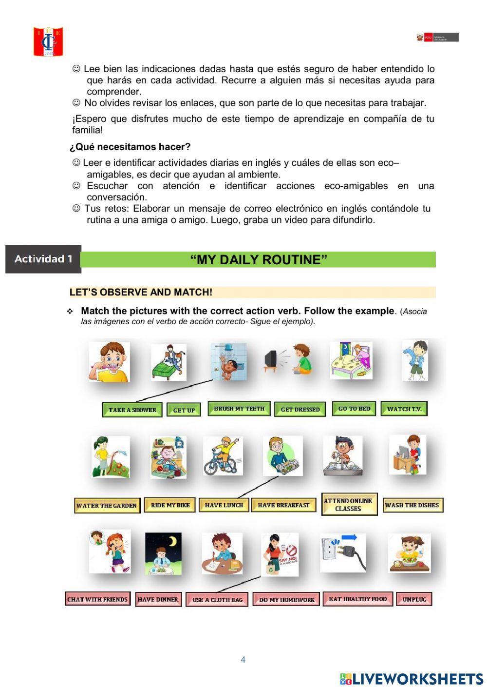 Carpeta de recuperación Inglés Primer Grado Pre-A1