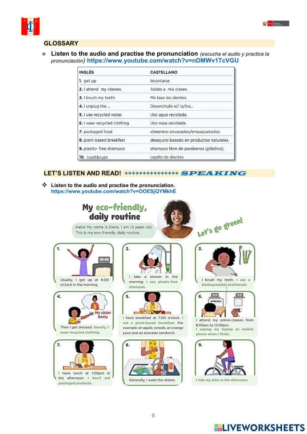 Carpeta de recuperación Inglés Primer Grado Pre-A1