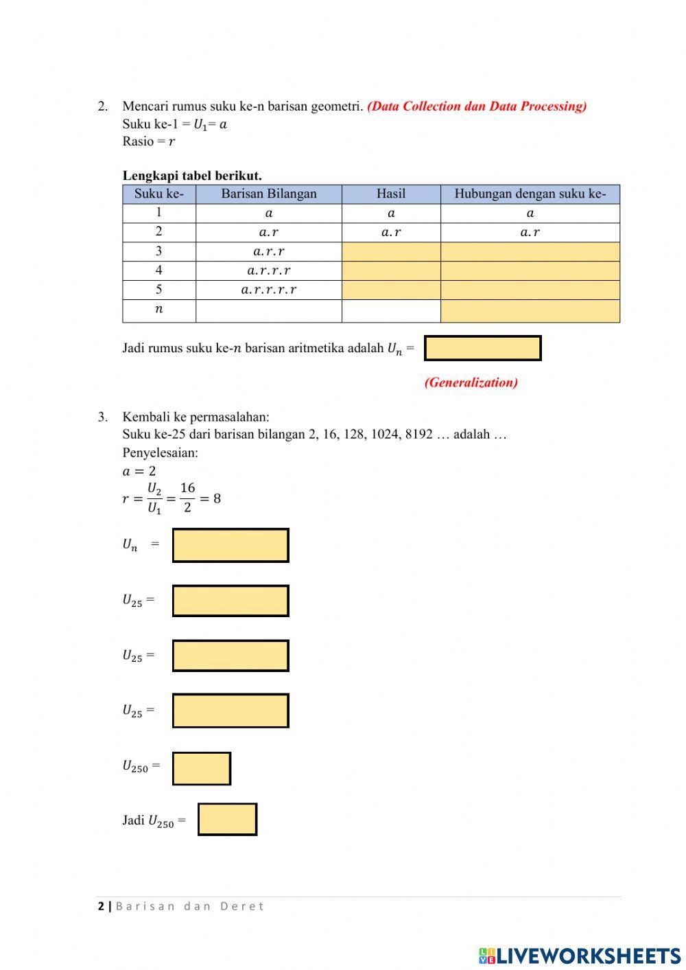 LKPD 02 Barisan dan Deret