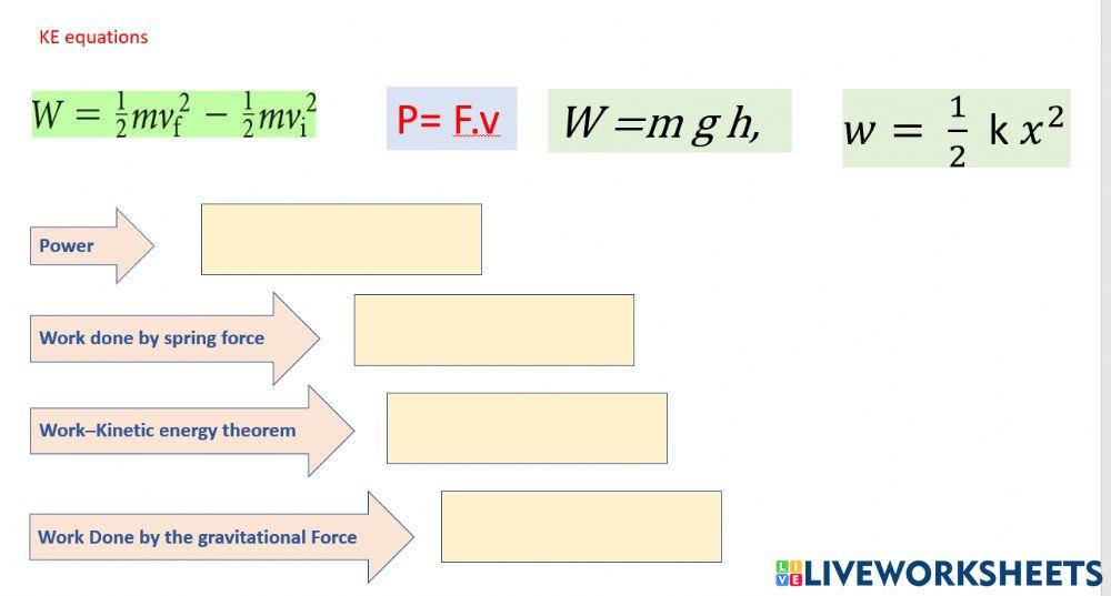 KE equations KE equations