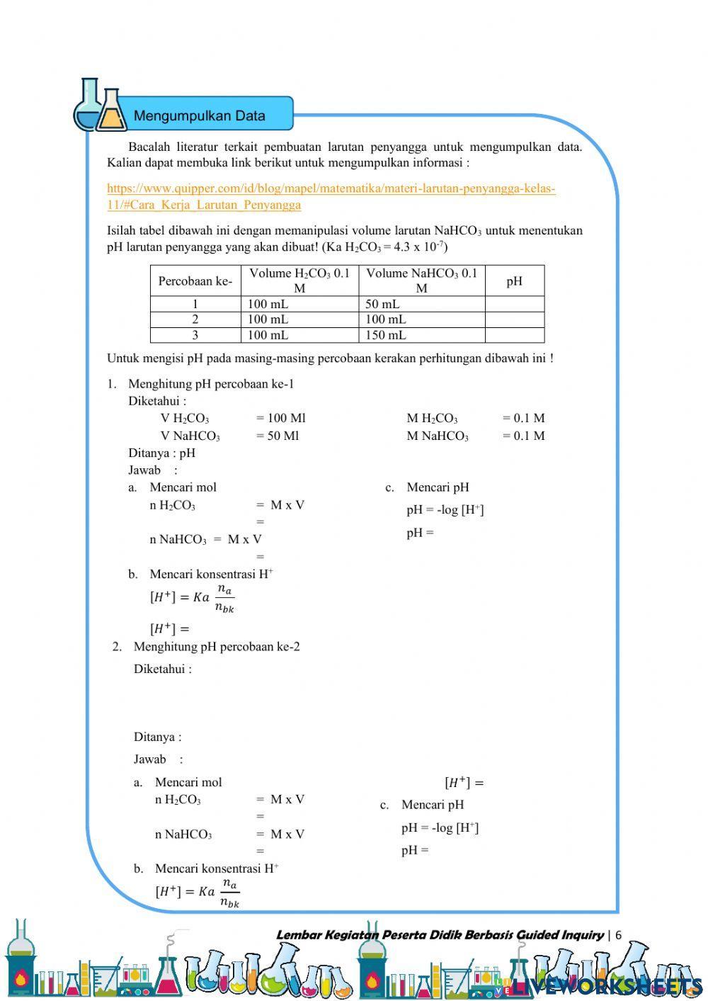 e-LKPD 2 LARUTAN PENYANGGA