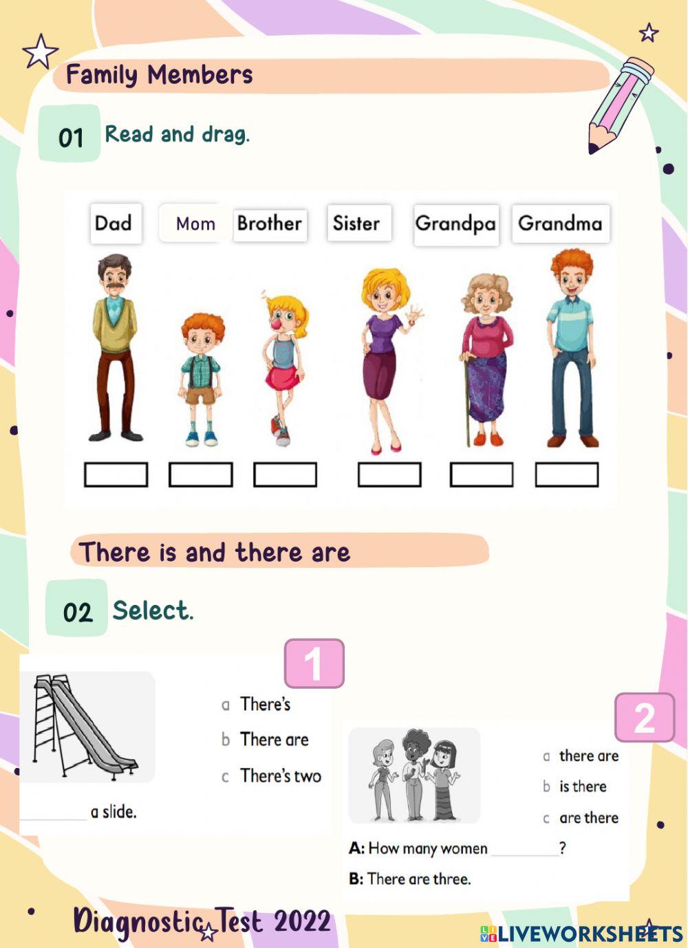 Diagnostic test 2022 second grade