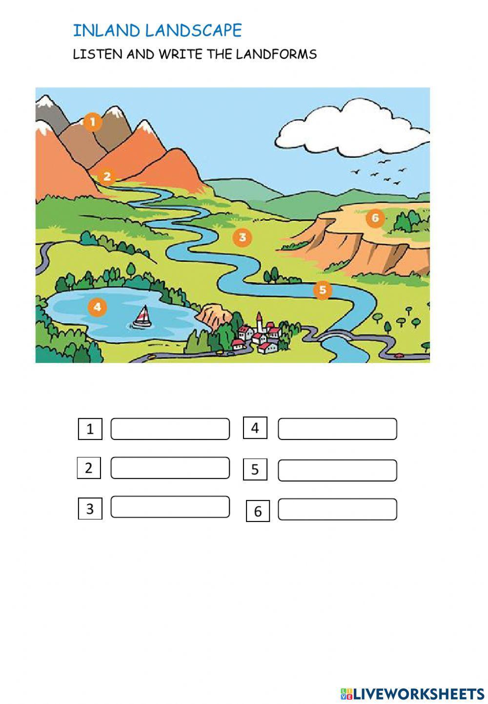 Inland landscape Inland landscape