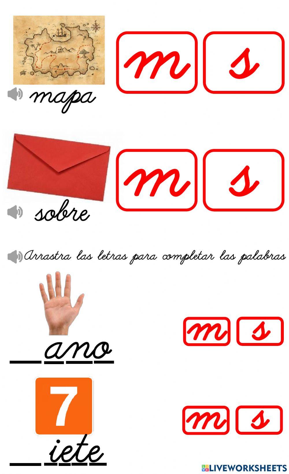 Sonidos iniciales online worksheet Live Worksheets Sonidos iniciales online worksheet Live Worksheets
