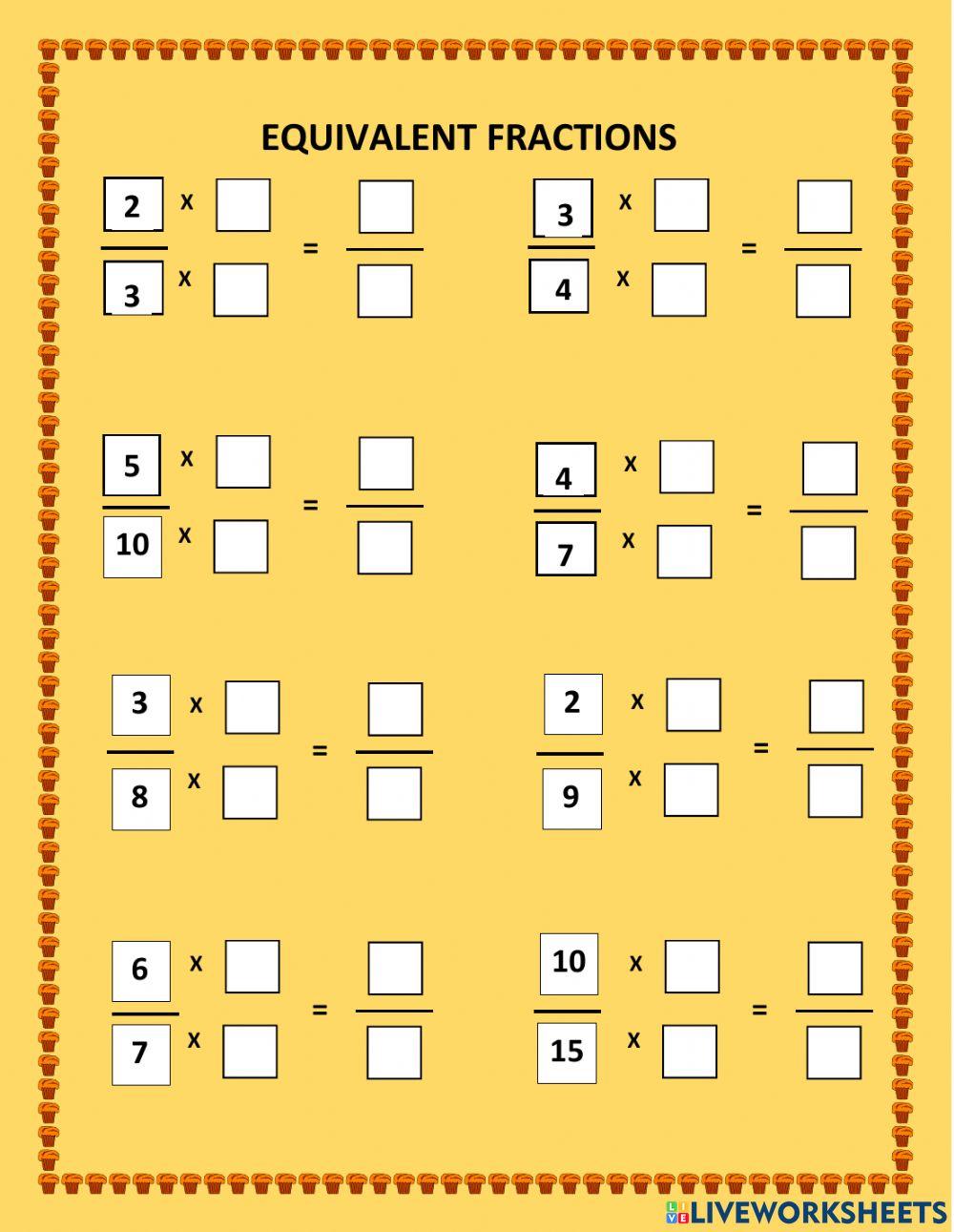 Equivalent Fractions