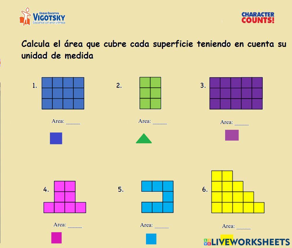 Área por recubrimiento