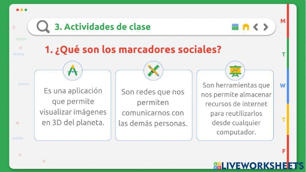 Actividad en clase noveno