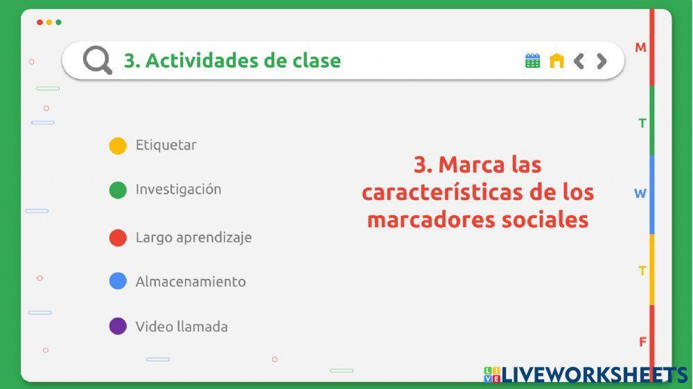 Actividad en clase noveno