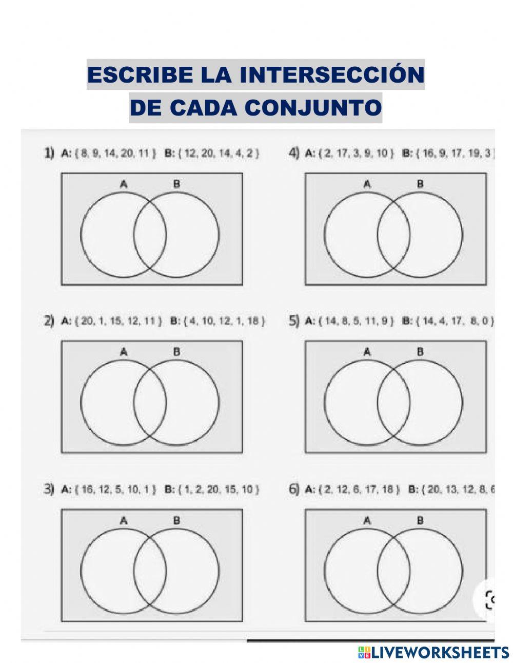 Intersección de conjuntos