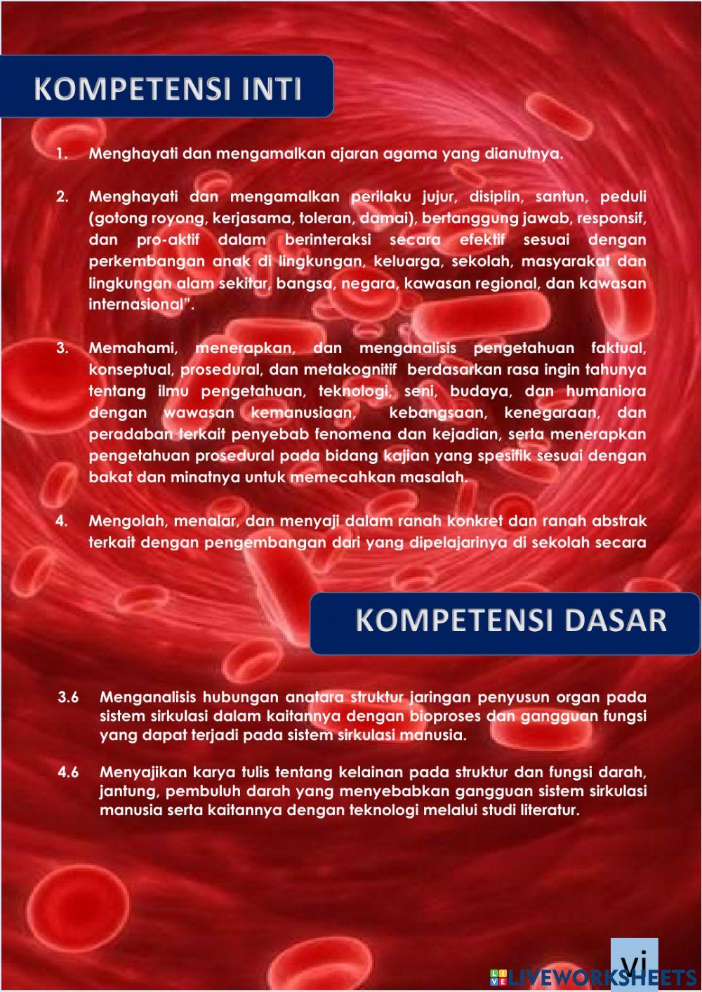 Lembar Kerja Peserta Didik berbasis Pendekatan Saintifik pada Materi Sistem Peredran Darah