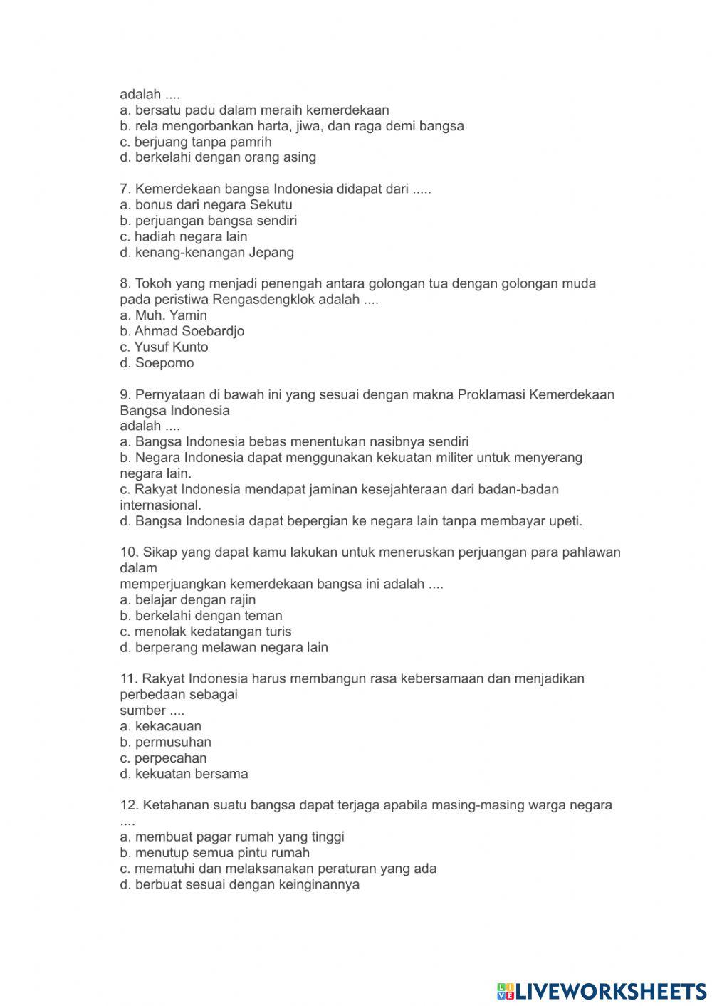 Makna proklamasi bagi bangsa indonesia