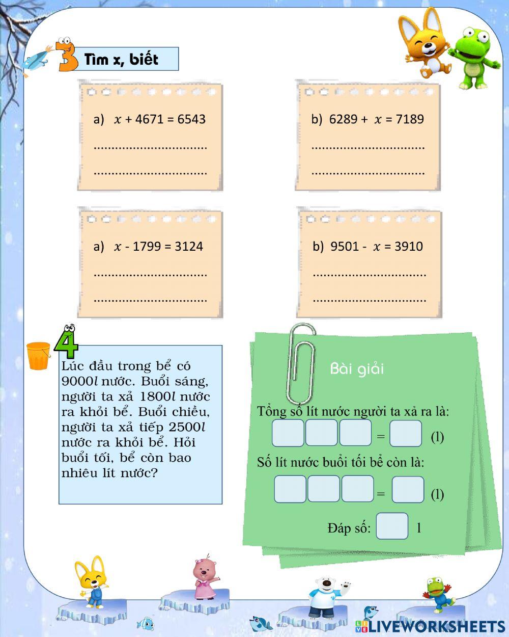 Bài tập cuối tuần 21