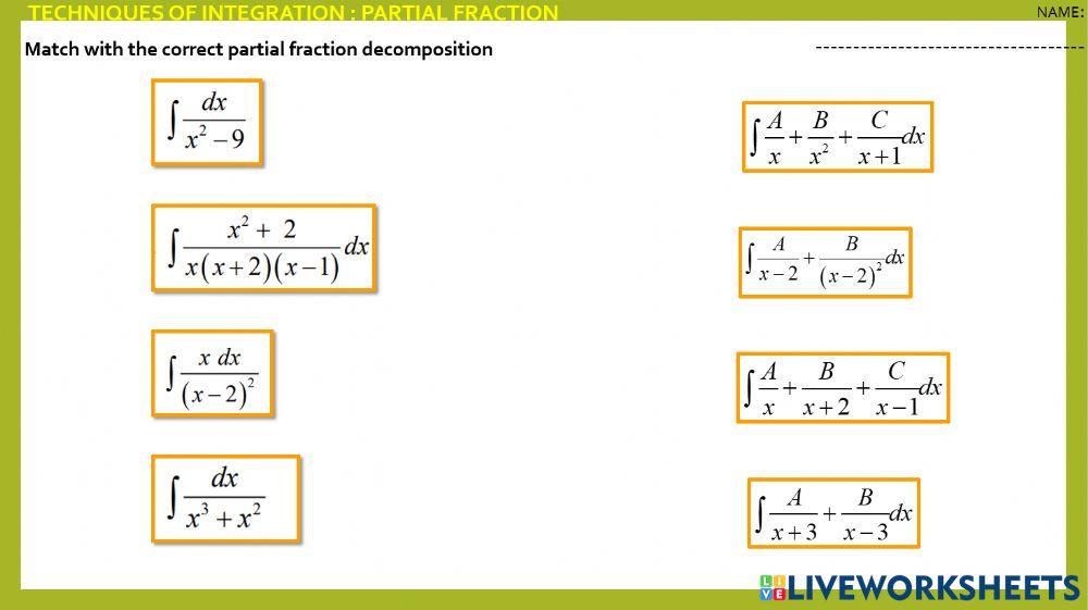 Technique of integration