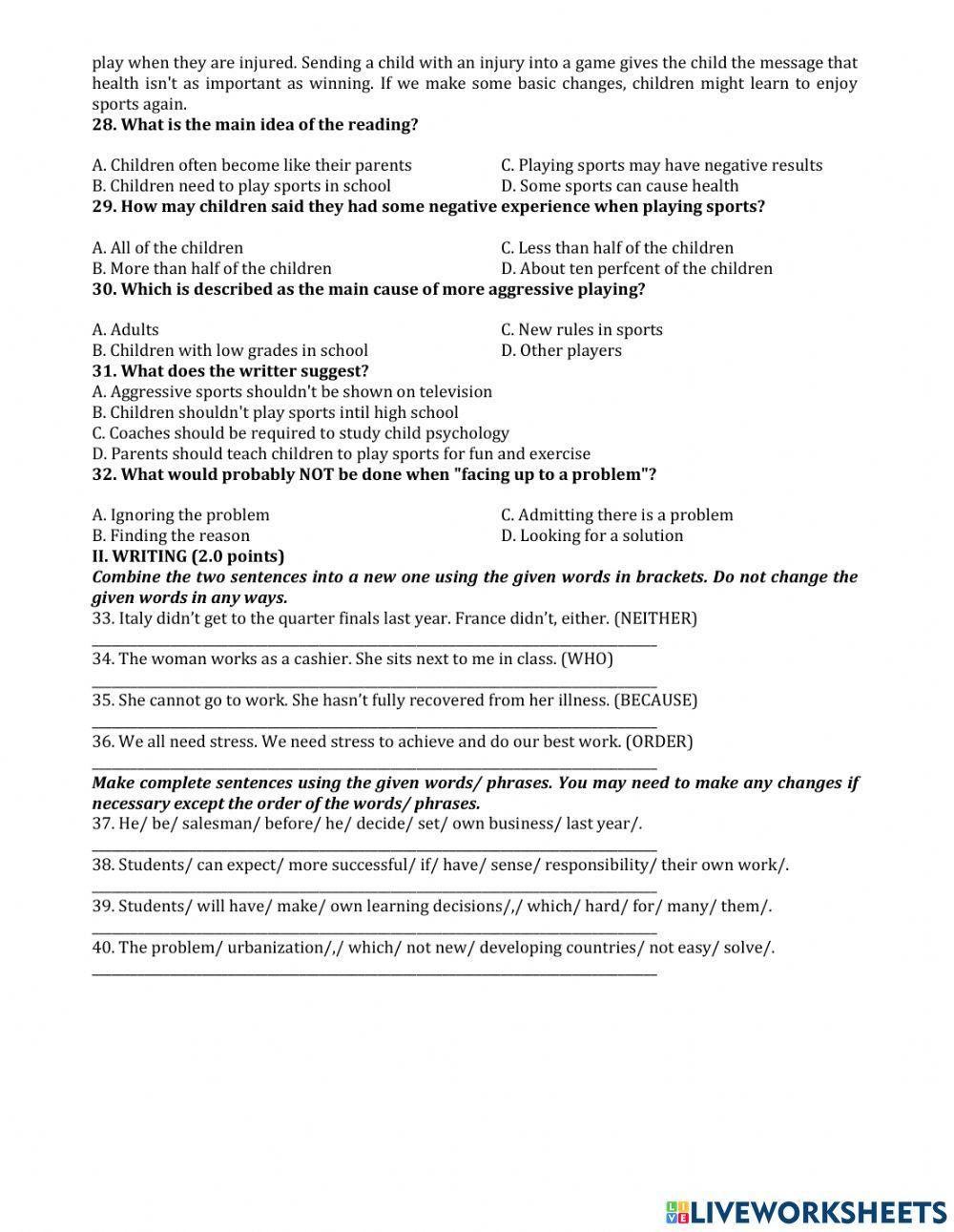 Ôn thi vào 10 test 7- bad 20-21