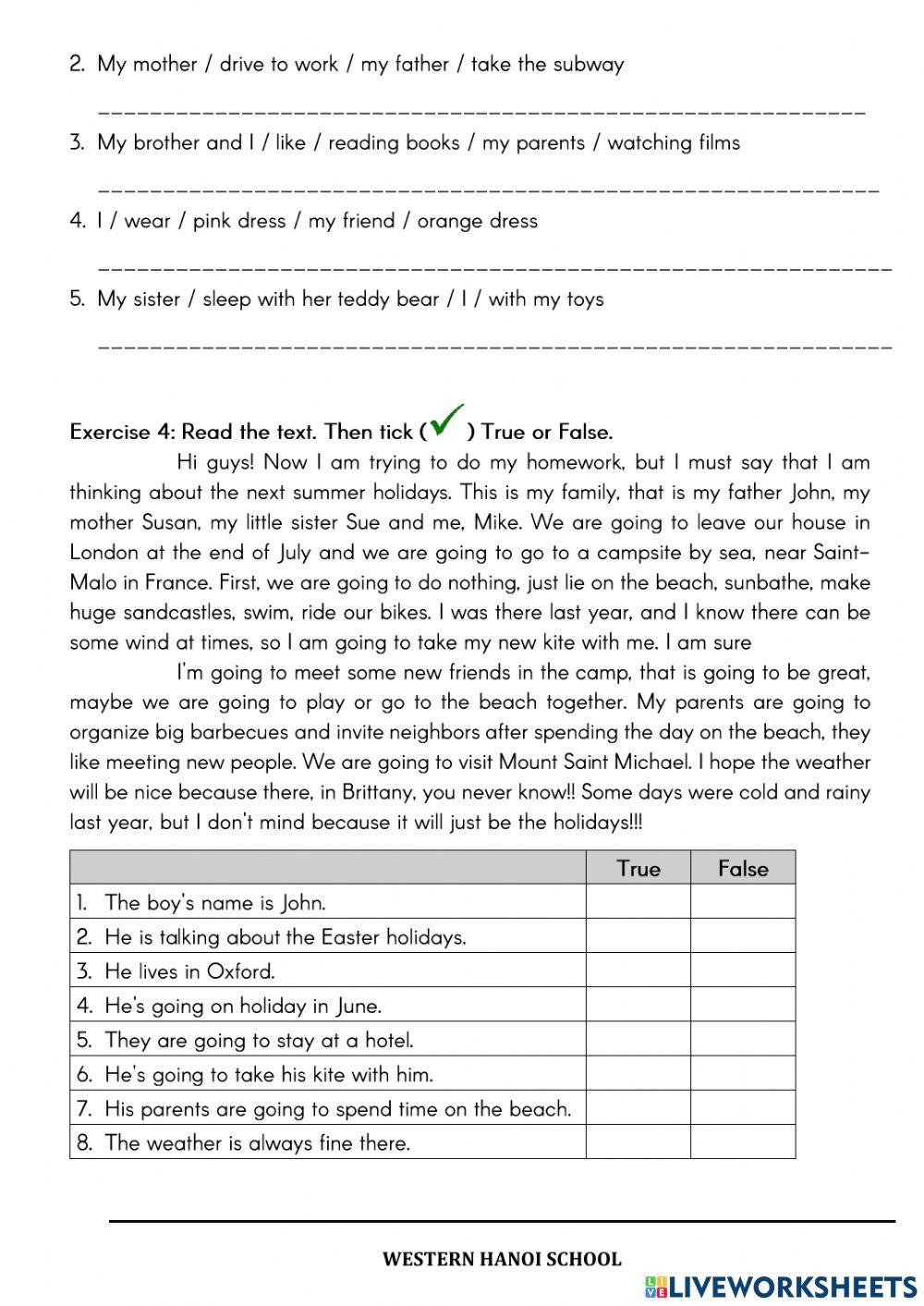 3C2 - Worksheet Grammar - W22
