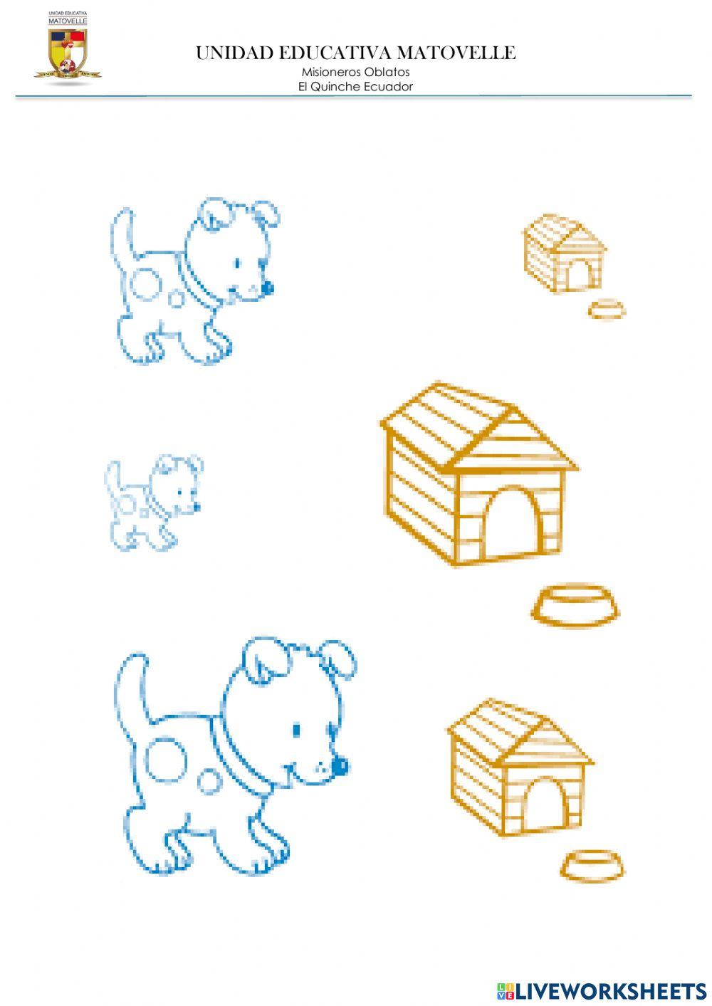 Noción grande, mediano, pequeño