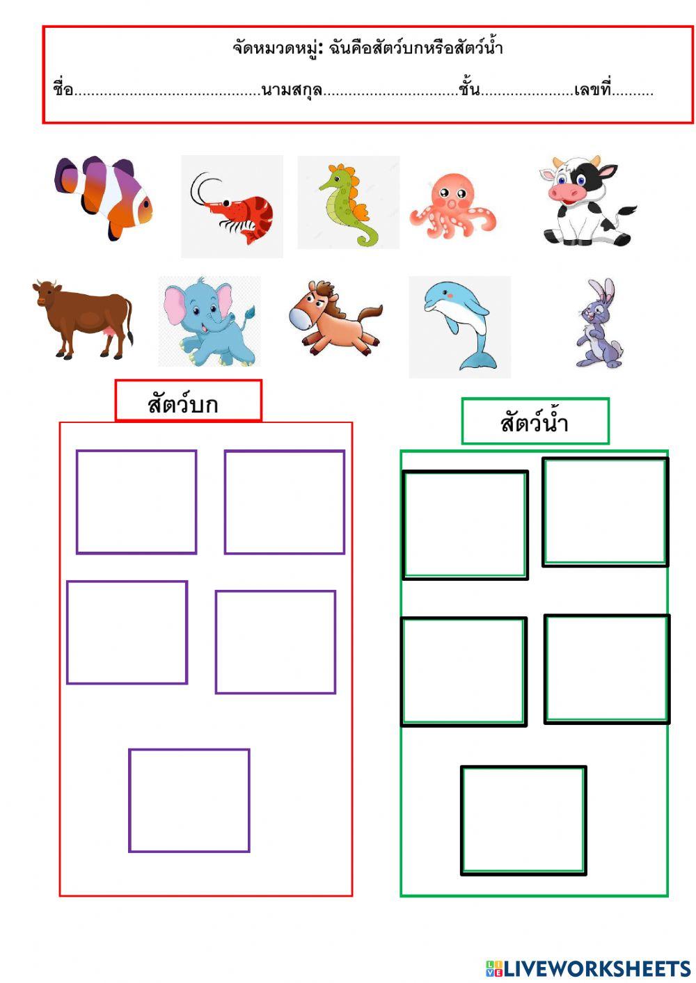 เกมจัดหมวดหมู่