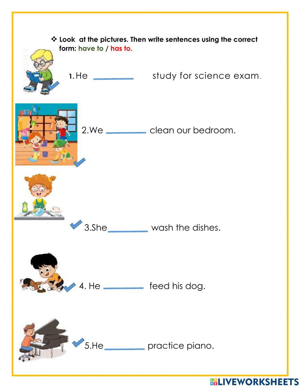 Review have and has to