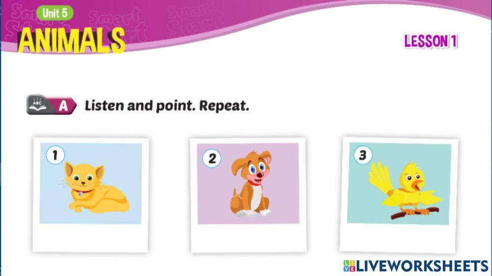 I learn smart start 1 Theme 1 L1.A