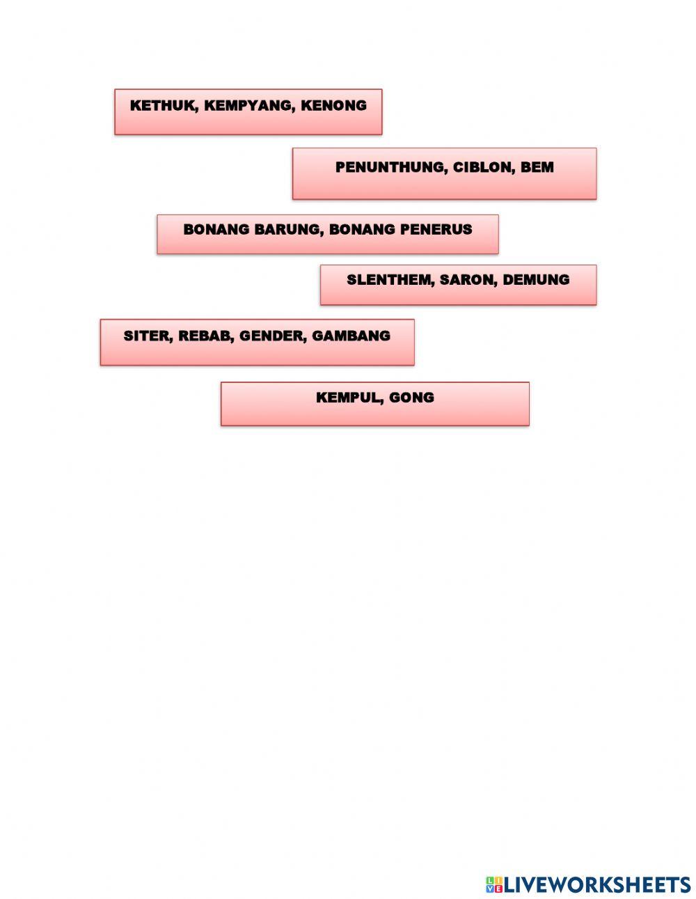 E-LKPD Musik Gamelan