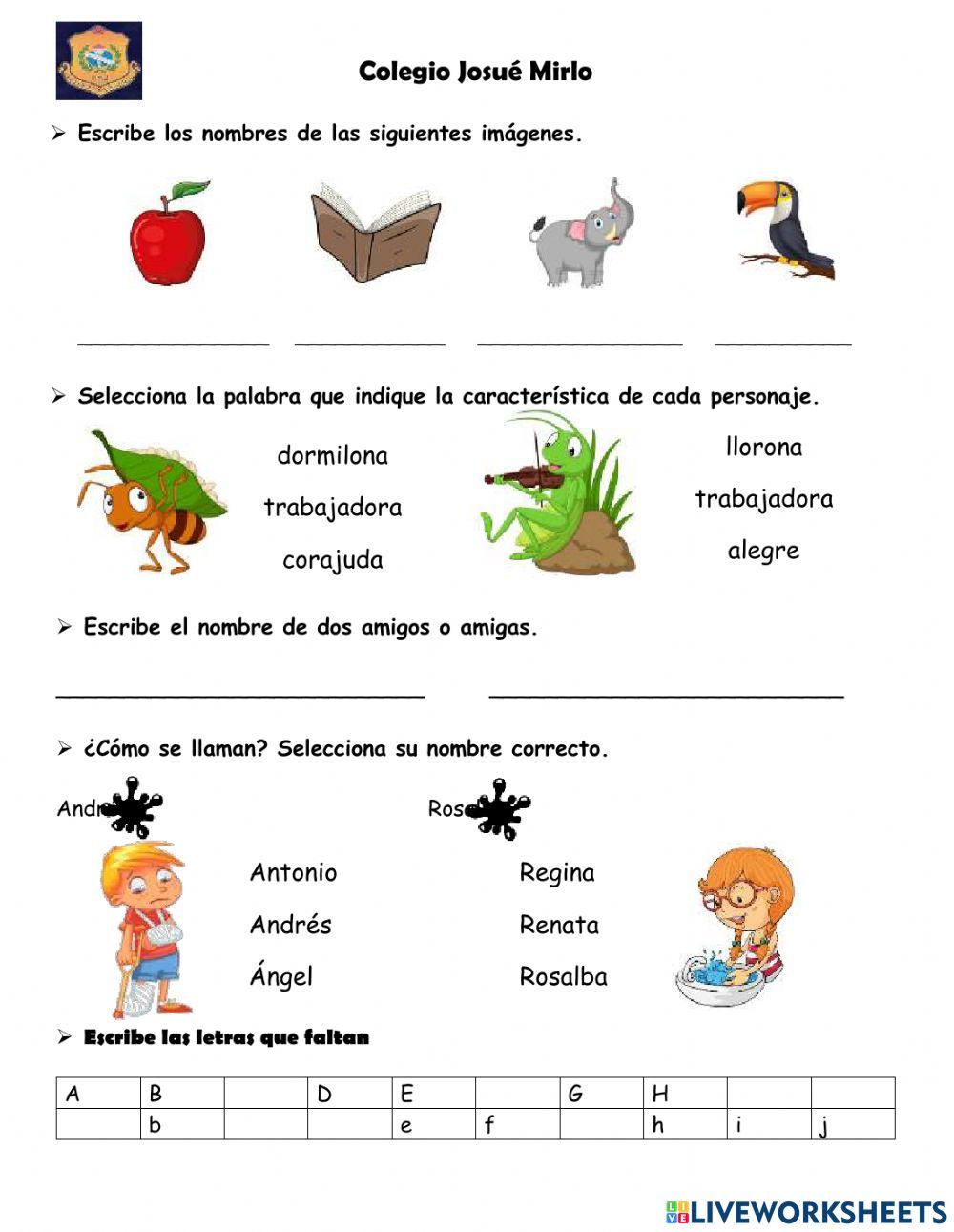 Examen de español