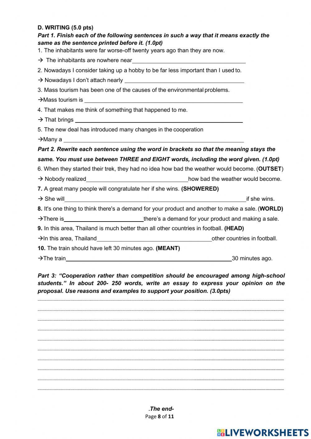 Đề HSG DUYÊN HẢI LỚP 10 - 2018