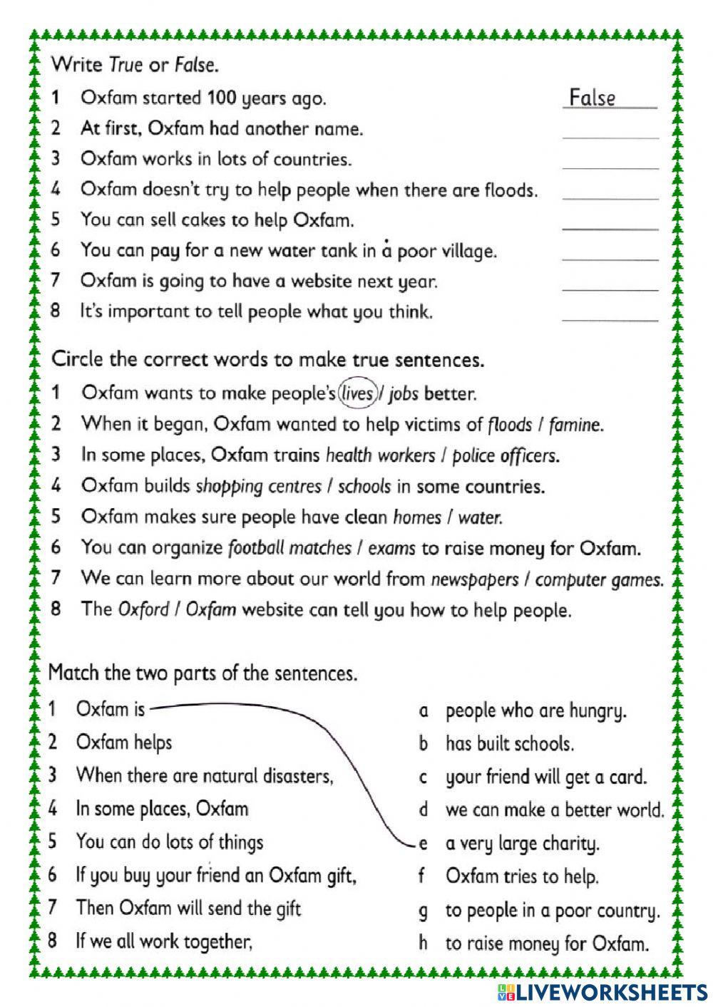 Unit 7 A heping hand Grade 5