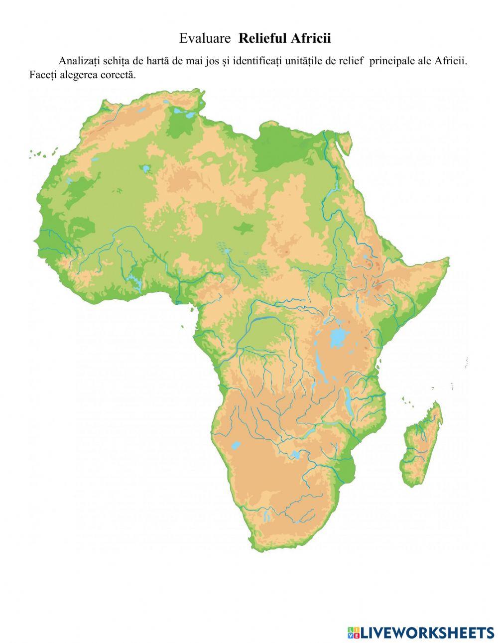 Unități de relief din Africa