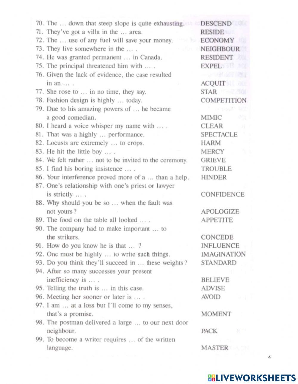 G9 - Word formation 3