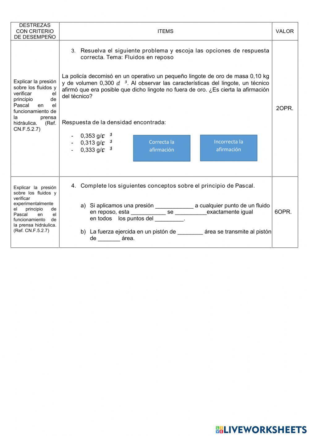 Prueba Parcial 2 Física