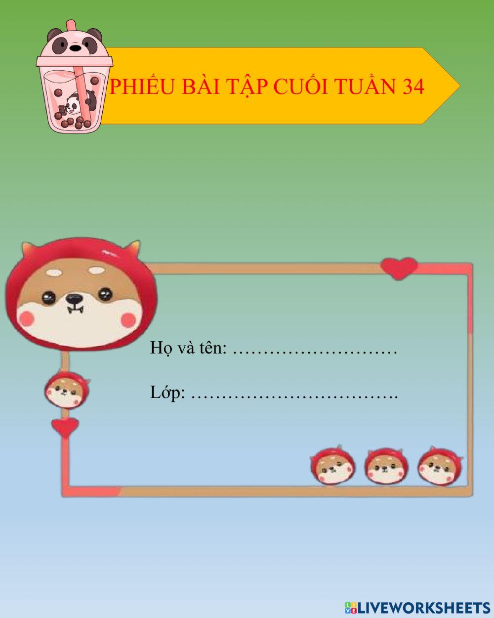 Bài tập cuối tuần 3