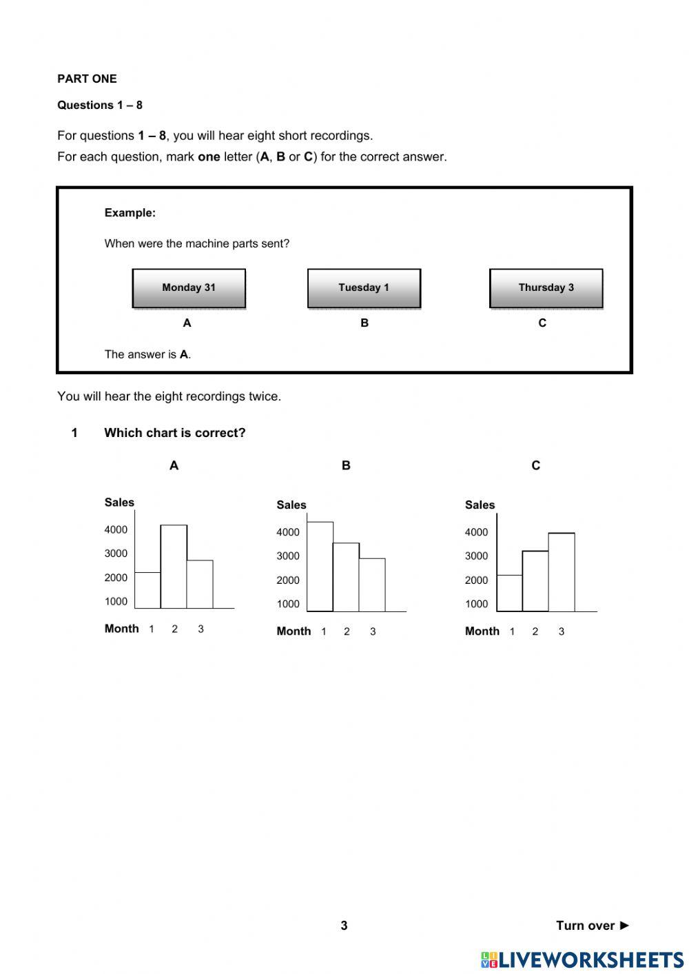 Homework - listening bec 1