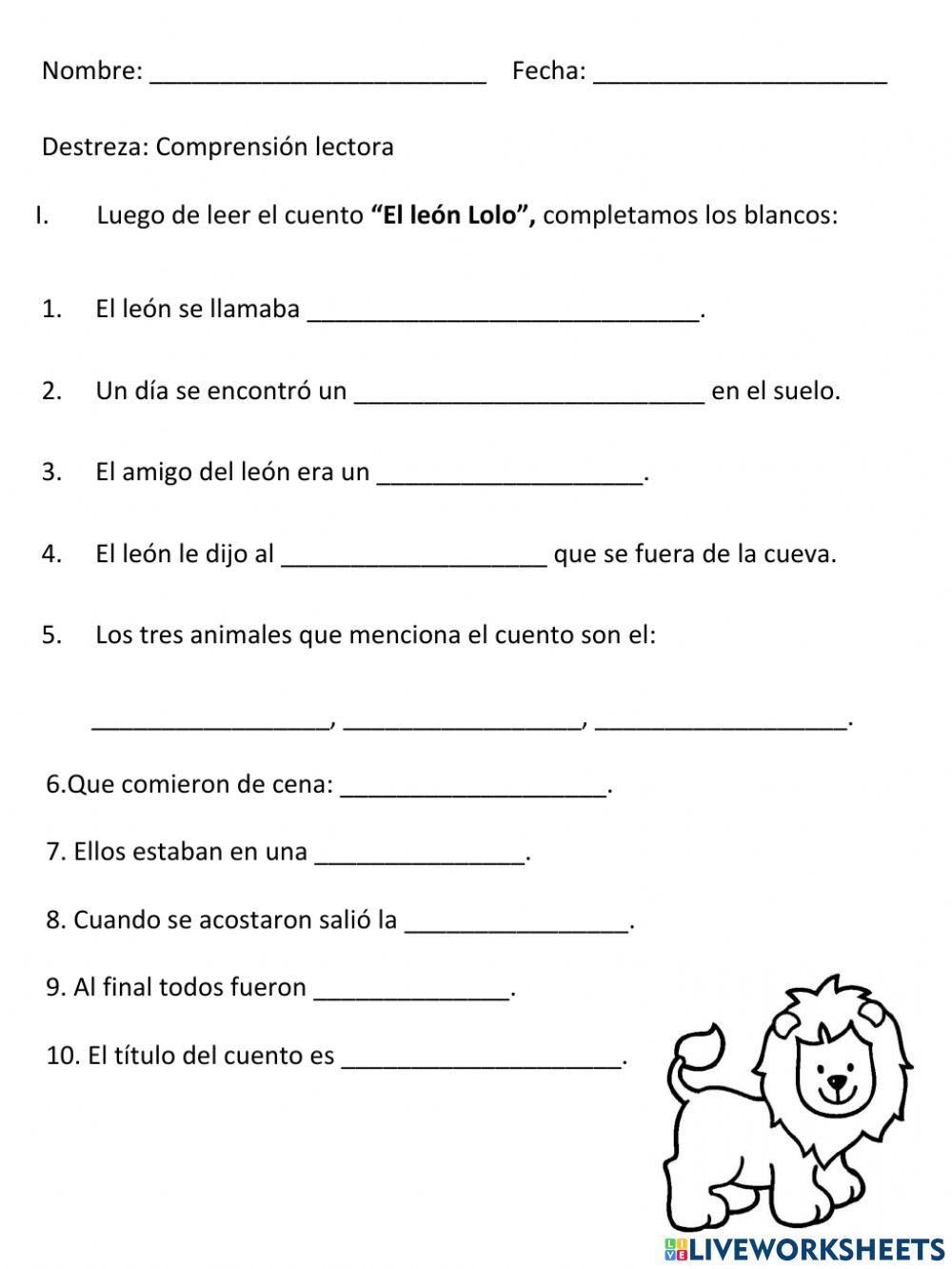 Comprensión Lectora