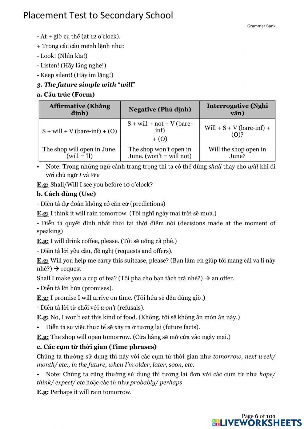 On thi cuoi nam-Chuyen de 1:Tenses