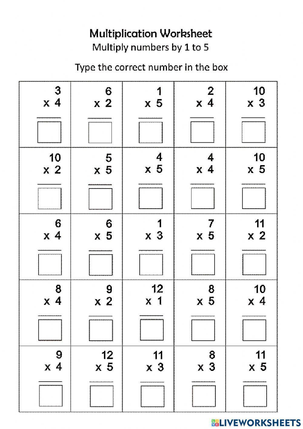 Multiplication and Division Multiplication and Division
