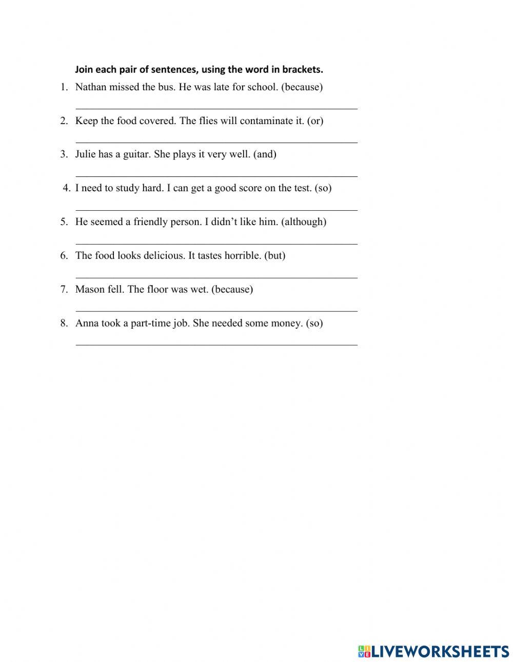 Coordinating Conjunctions