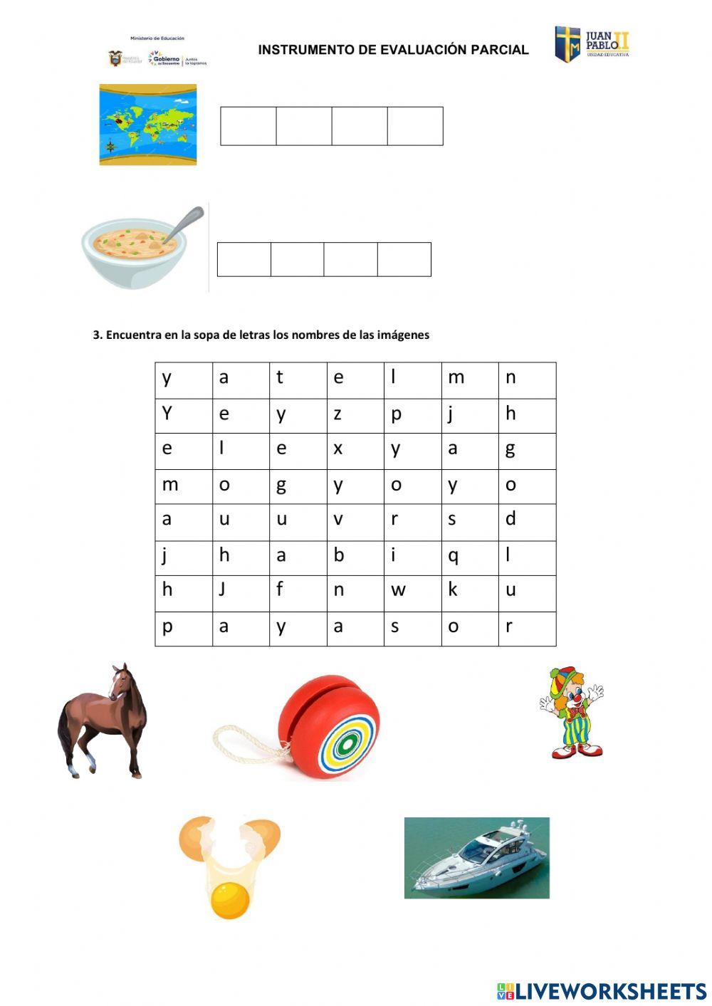 Evaluación de lengua y literatura