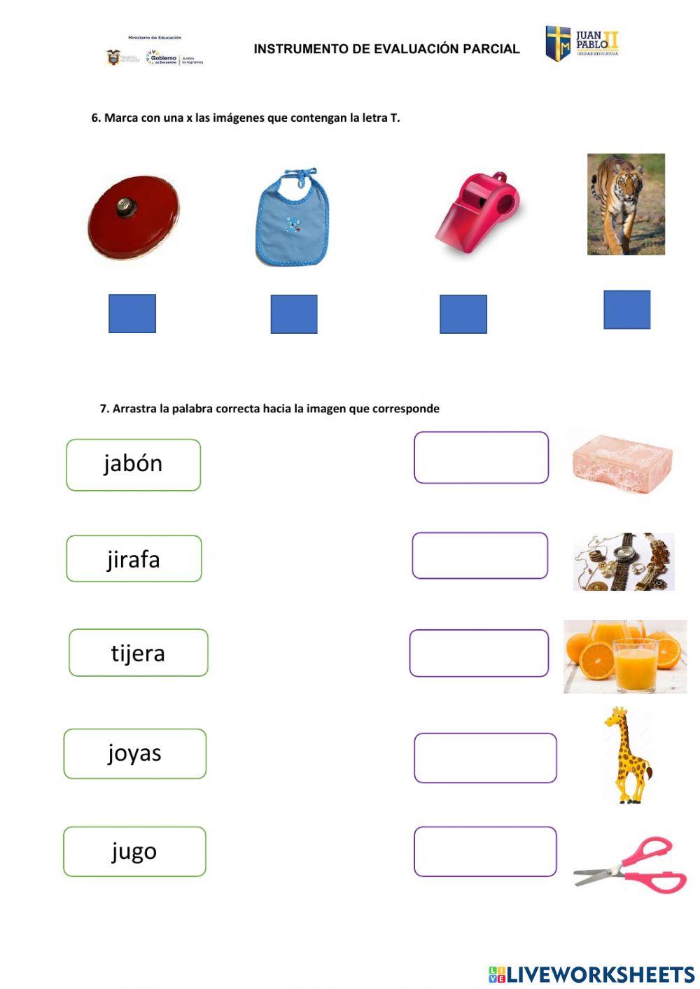 Evaluación de lengua y literatura